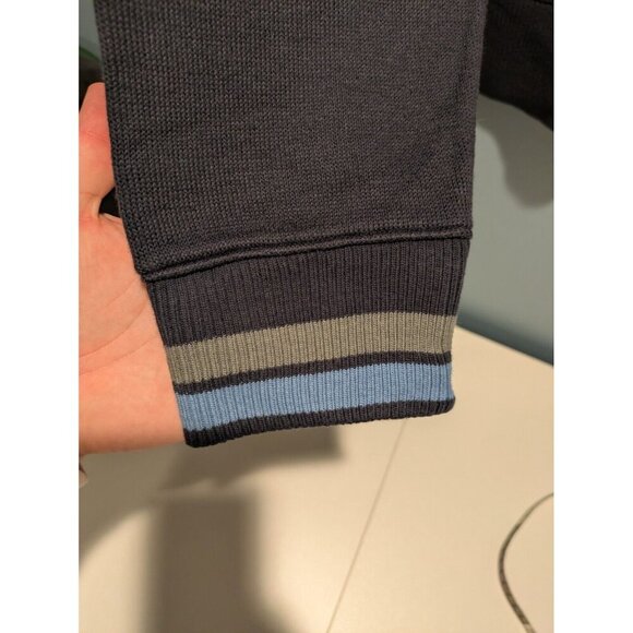 Banana Republic Full Zip Men's Large Blue Warm Sweater Cardigan - Picture 4 of 7